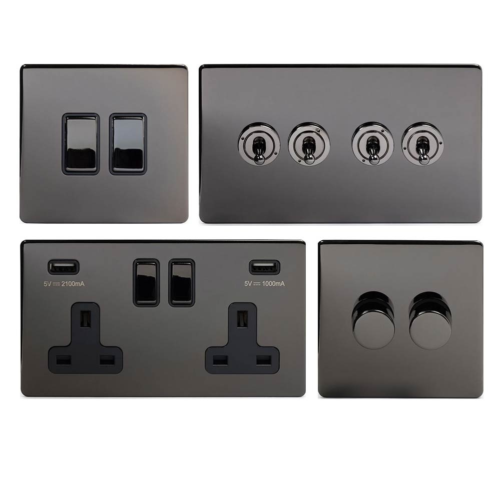 Black Nickel Sockets & Switches